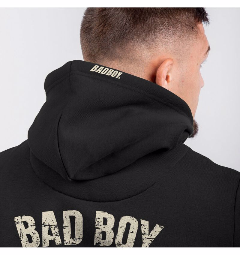 BAD BOY Fight Team HOODIE - black